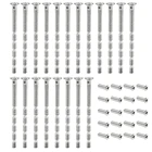 4  1020 шт. аксессуары для дверных ручек Рычажные ручки винты для фиксации режущего слота шарнирный винт для ручек бамбуковый винт