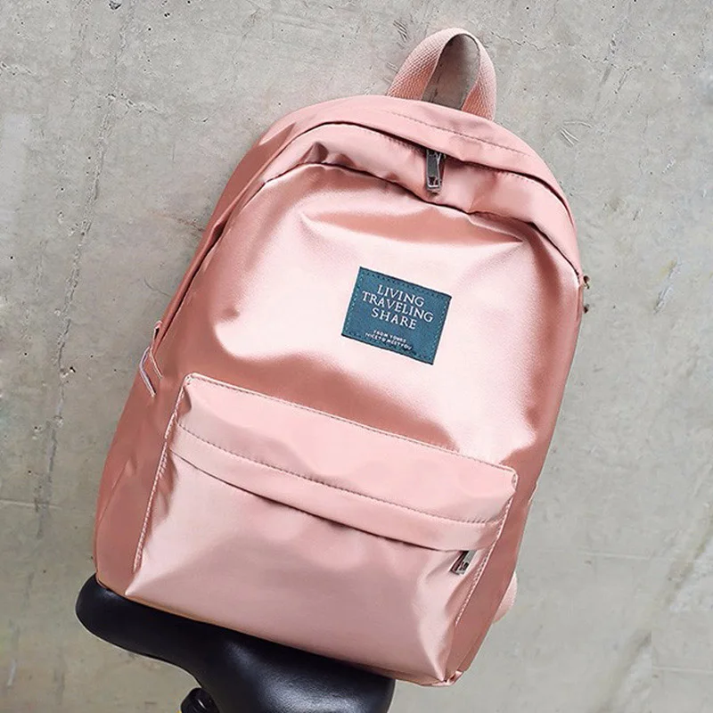 Повседневный школьный рюкзак для девочек + маленькая сумка Модный женский