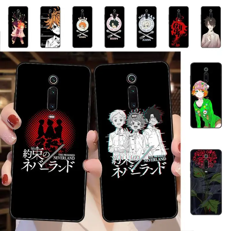 

YNDFCNB Anime The Promised Neverland Phone Case for Redmi 5 6 7 8 9 A 5plus K20 4X 6 cover
