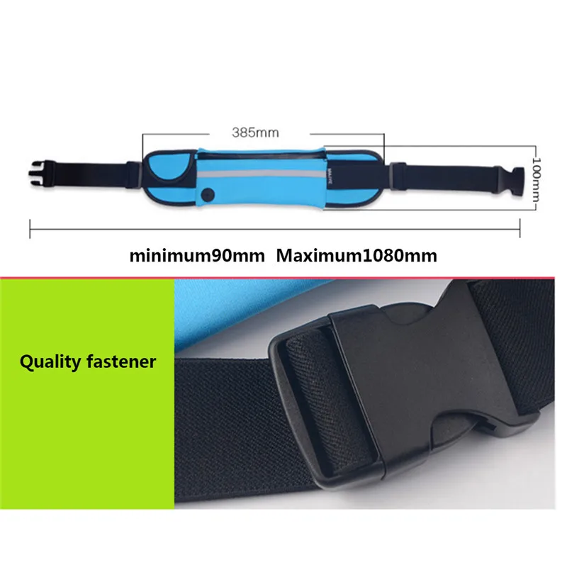 Антивор тонкая поясная сумка для сотового телефона бега спортивные сумки