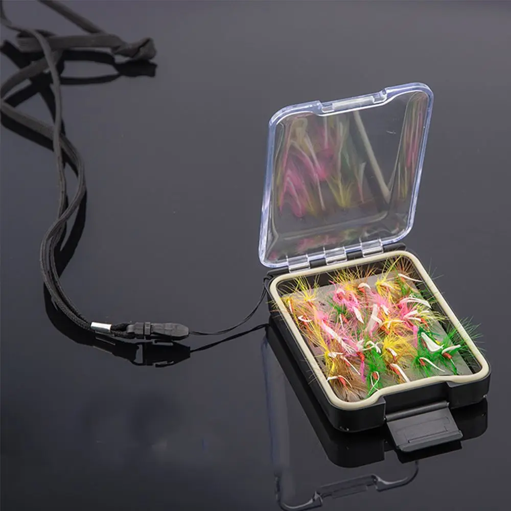 

Durable Waterproof Transparent Fishing Gear Storage Box Spoon Hooks Baits Case Tackle Box Fishing Hook Box With Foam