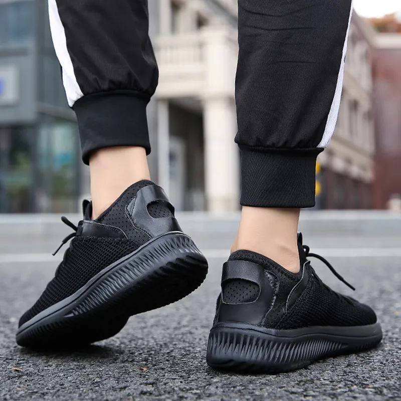 Tennis Shoes Sport Men Non Slip Ultra Lightweight Black Mesh Walking Gym Sneakers Zapatillas Tenis De Hombre Training Shoe | Спорт и