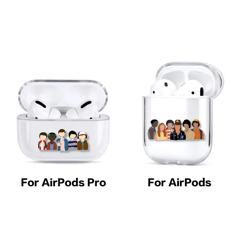 Stranger Things Eleven Earphone Case For Apple iPhone Charging Box For AirPods Pro Hard Transparent Protective Cover Accessorie