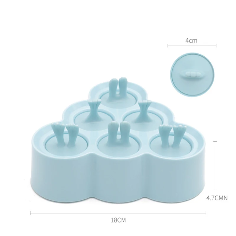 

Children's Silicone Ice Tray Mold Mini Ice Pop Moulds Household Popsicle Diy Homemade Popsicle