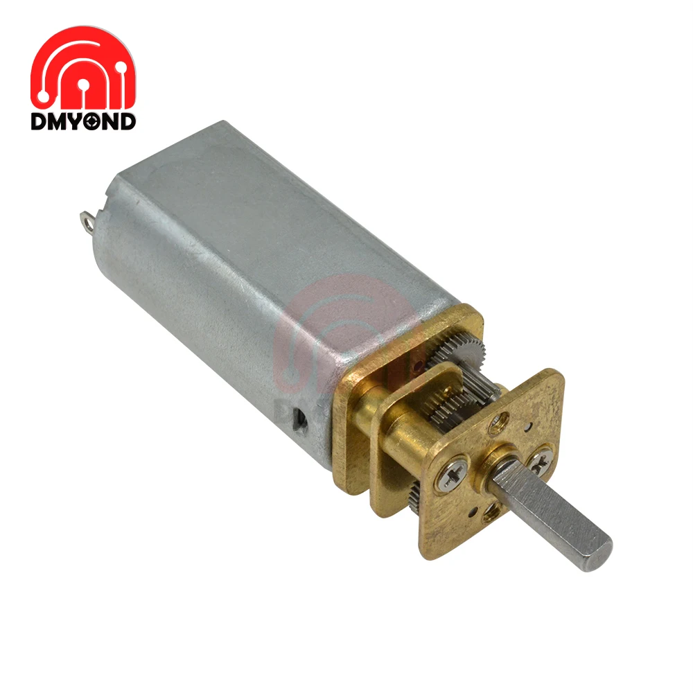 GA13-050 12 Вольт в DC мотор редуктор колесико энкодера шестерни V 100RPM микро скорость
