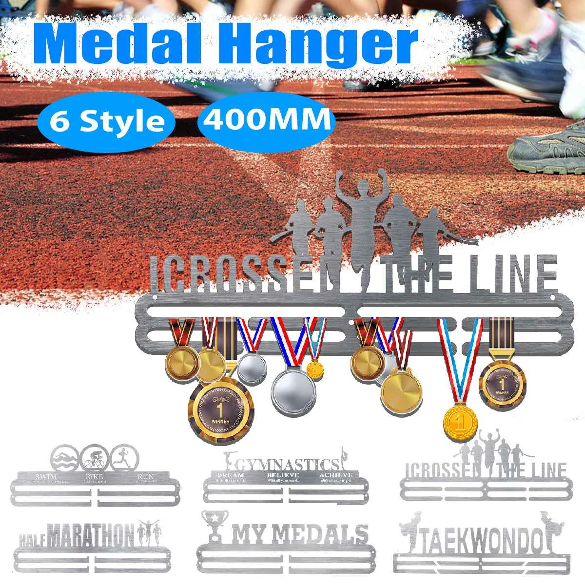 Вешалка для медалей держатель из нержавеющей стали 7 стилей витрина бега