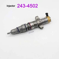 243 4502 injector nozzle 243 4502 diesel parts injector common rail 2434502 for caterpillar 324d 325d diesel engine excavator