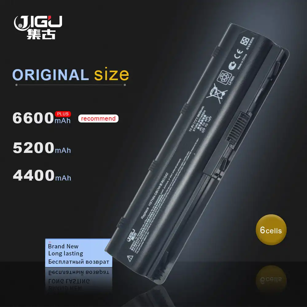 

JIGU MU06 New Laptop Battery for HP NotebookPC CQ42 CQ43 CQ56 for HP Pavilion G4 G6 G7 G32 DV6 DV7 DM4 593553-001 MU09 MU06XL