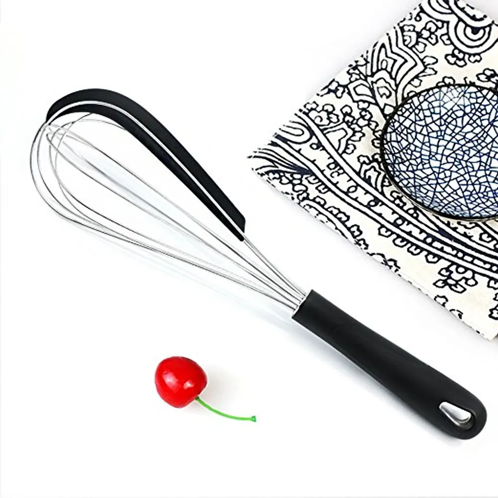 1 шт. венчик из нержавеющей стали яйцо и для молока силиконовые ручки 2 в со