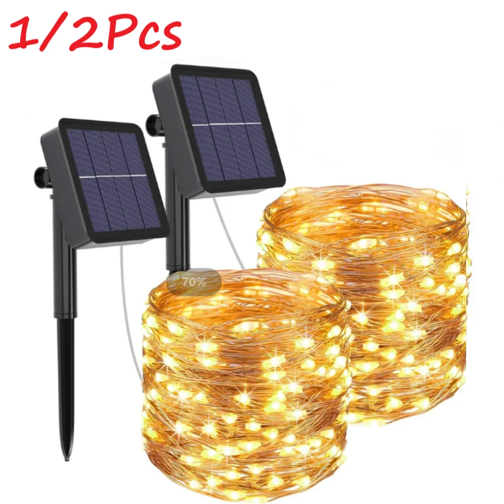 

10/20/30M LED Solar Light Outdoor Lamp String Lights For Holiday Christmas Party Waterproof Fairy Light Garden Garland Decor