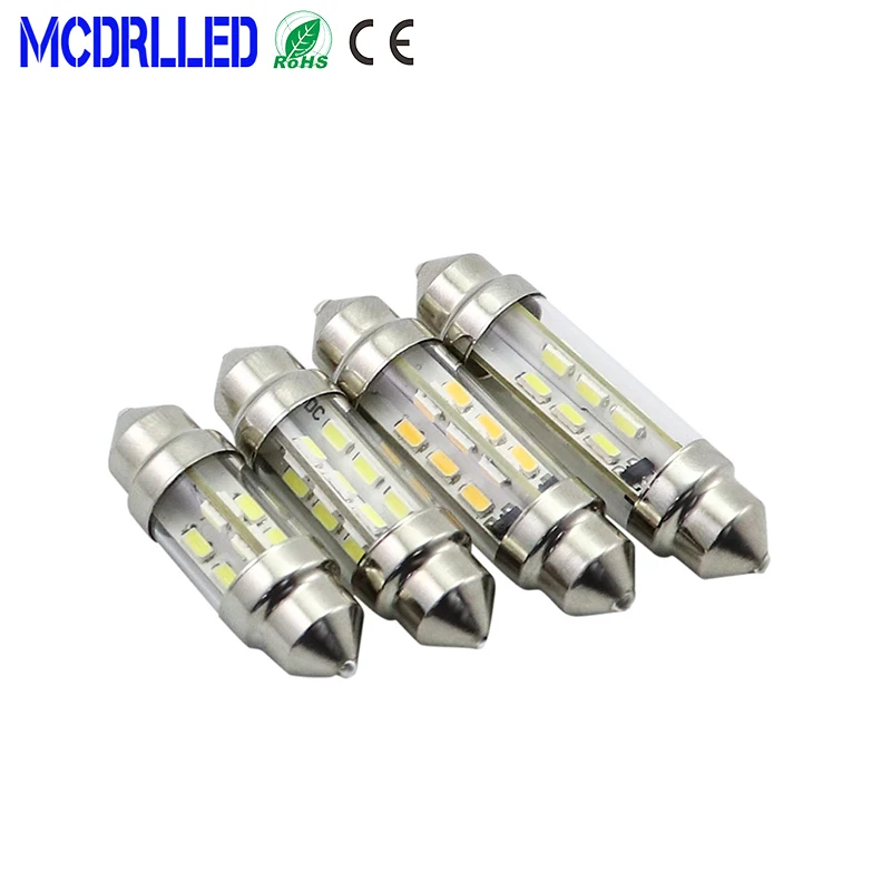 Светодиодная лодка Mcdrl 6 в 12 В 24 C5W C10W | Автомобили и мотоциклы
