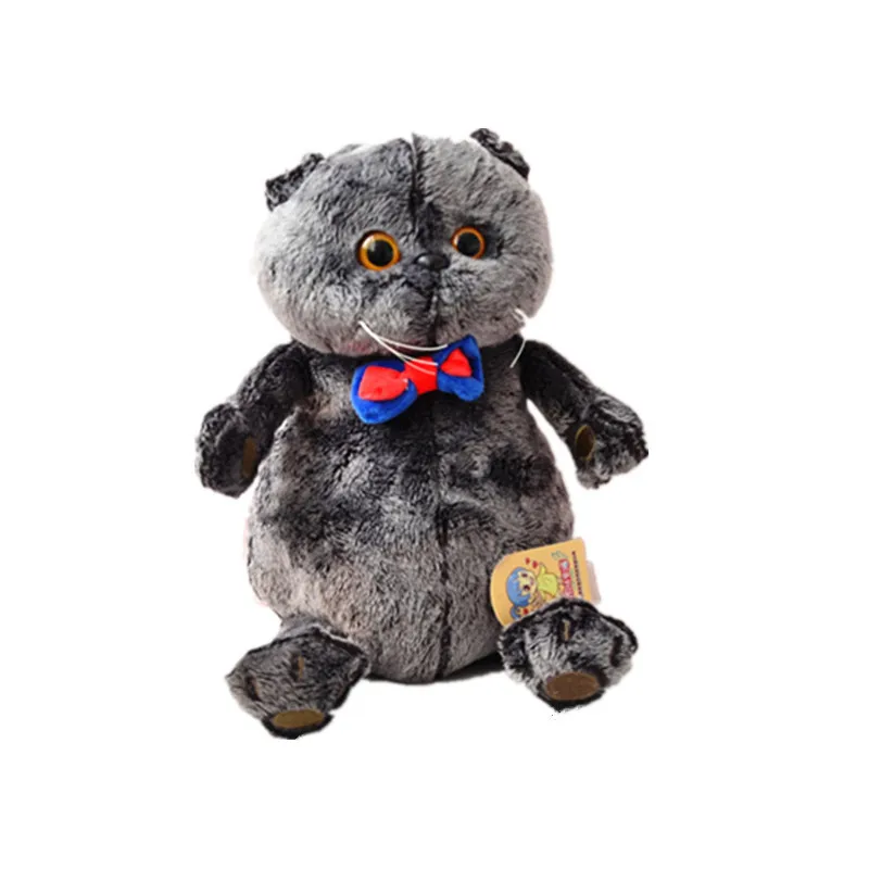 1 шт. 20 см-30 см милый Basikcat плюшевые игрушки набитое Мягкое Животное кошка кукла