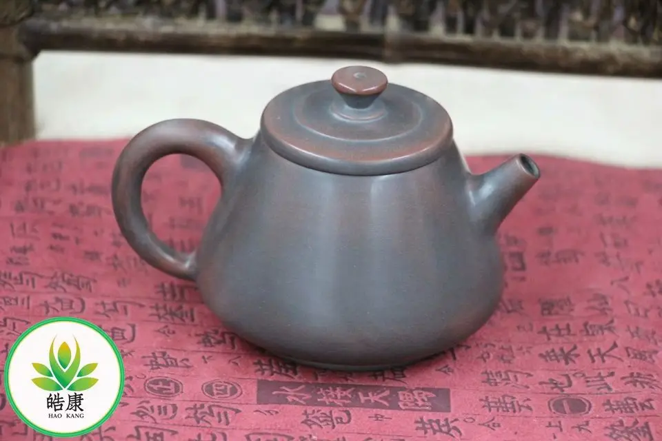 China Guang Xi Qin Zhou pottery (Not Yi Xing tea pot) Ni pot Чайник из цинчжоуской глины *Сосуд тыквы* около