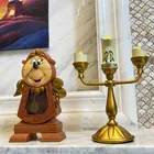 Фигурка героя часы когсворт Disney Красавица и чудовище, Свеча Люмьер, лампа, Коллекционная модель, домашний декор, подарок для девочек и детей