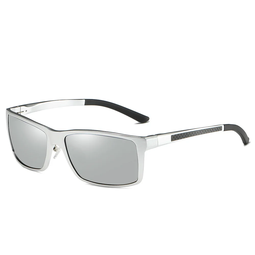 Мужские солнцезащитные очки с антибликовым покрытием прямоугольные