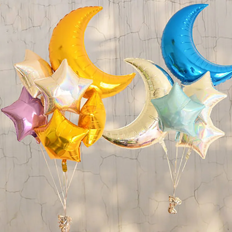 36-дюймовые гелиевые шары с большой луной из фольги декорации на свадьбу