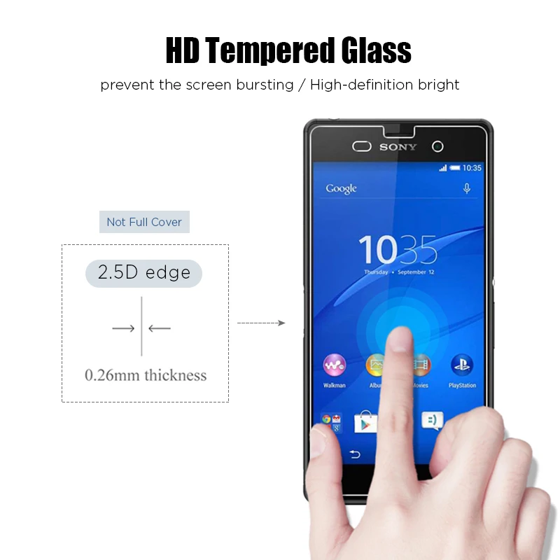 Защитное стекло для Sony XZ1 XZ2 Compact Premium XZS Защитная пленка экрана X Performance XZ 9H HD Стекло