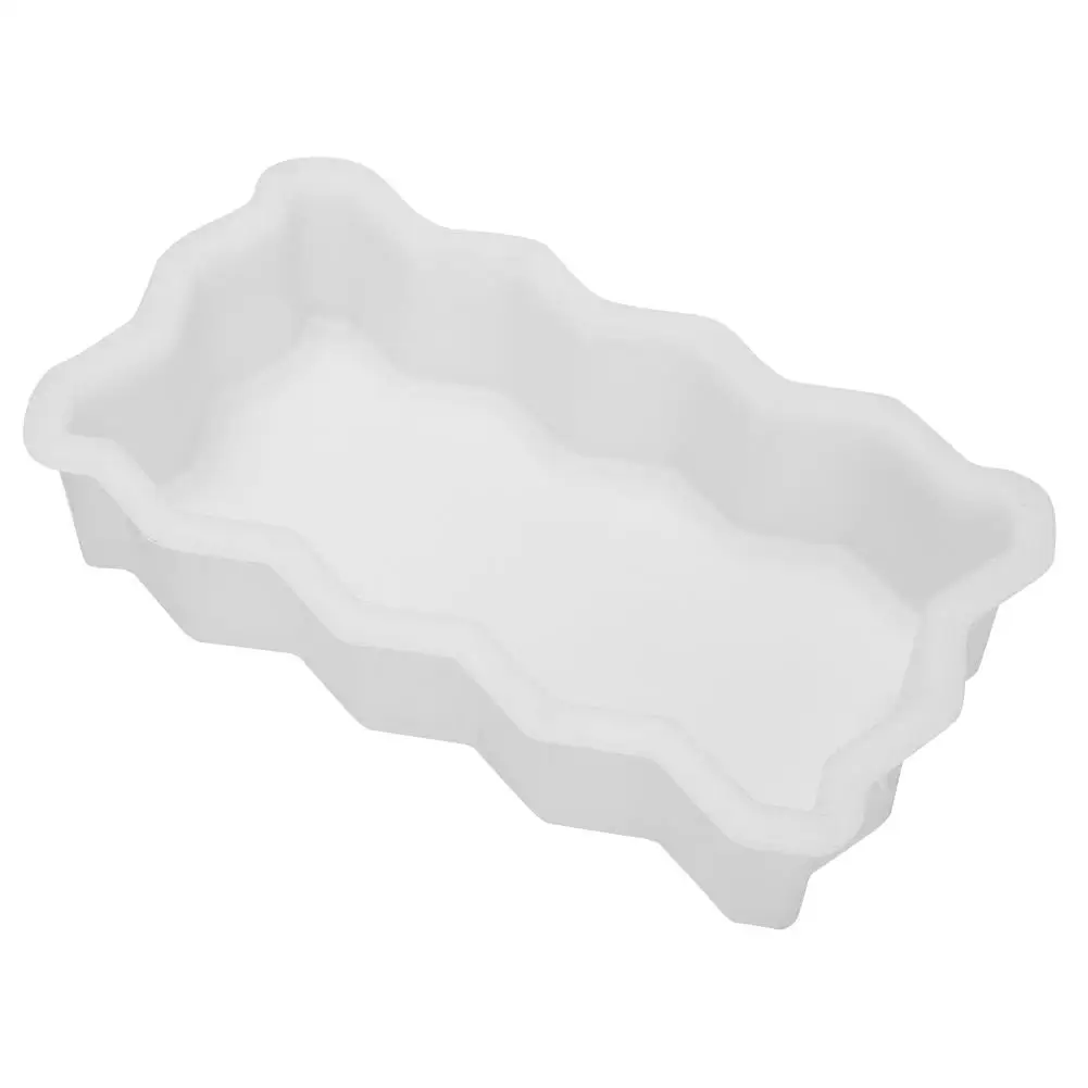 Самодельная форма для мощения волнистая рамка многоразовые строительные камни