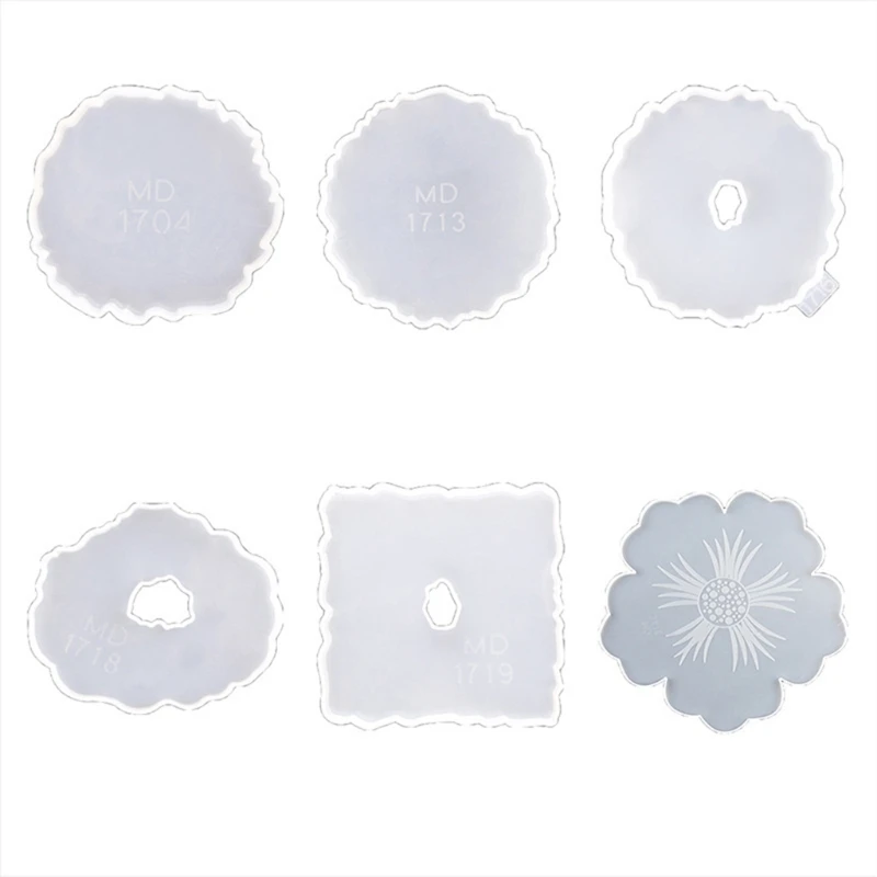 

Flower Card Wave Coaster Gold Foil Paper Combination Set Diy Epoxy Mold Cloud Coaster Finger Cots Tweezers Flowers