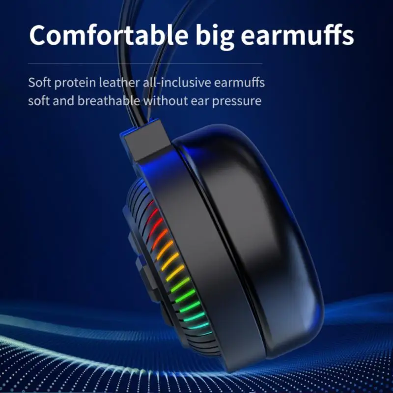 Игровые наушники гарнитура с глубокими басами стерео проводные геймерские