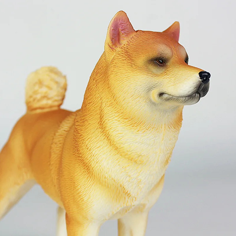 

Новинка, милые японские черные фигурки животных Oenux, Сиба-ину, модель животного, кавайная большая собака, фигурки героев, милые обучающие игр...