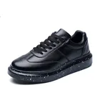 Туфли унисекс в стиле хип-хоп, криперы, Повседневная модная дышащая обувь для пар, роскошные брендовые, суперцветные, для тенниса, черные