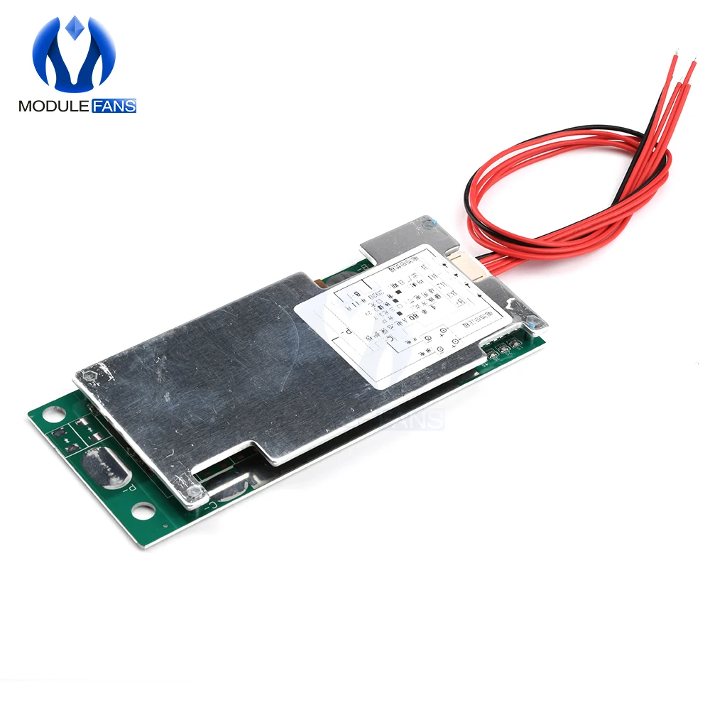 4S 4 Серийный серии 12V 80A баланс 18650 Батарея для защиты BMS Модуль платы блока