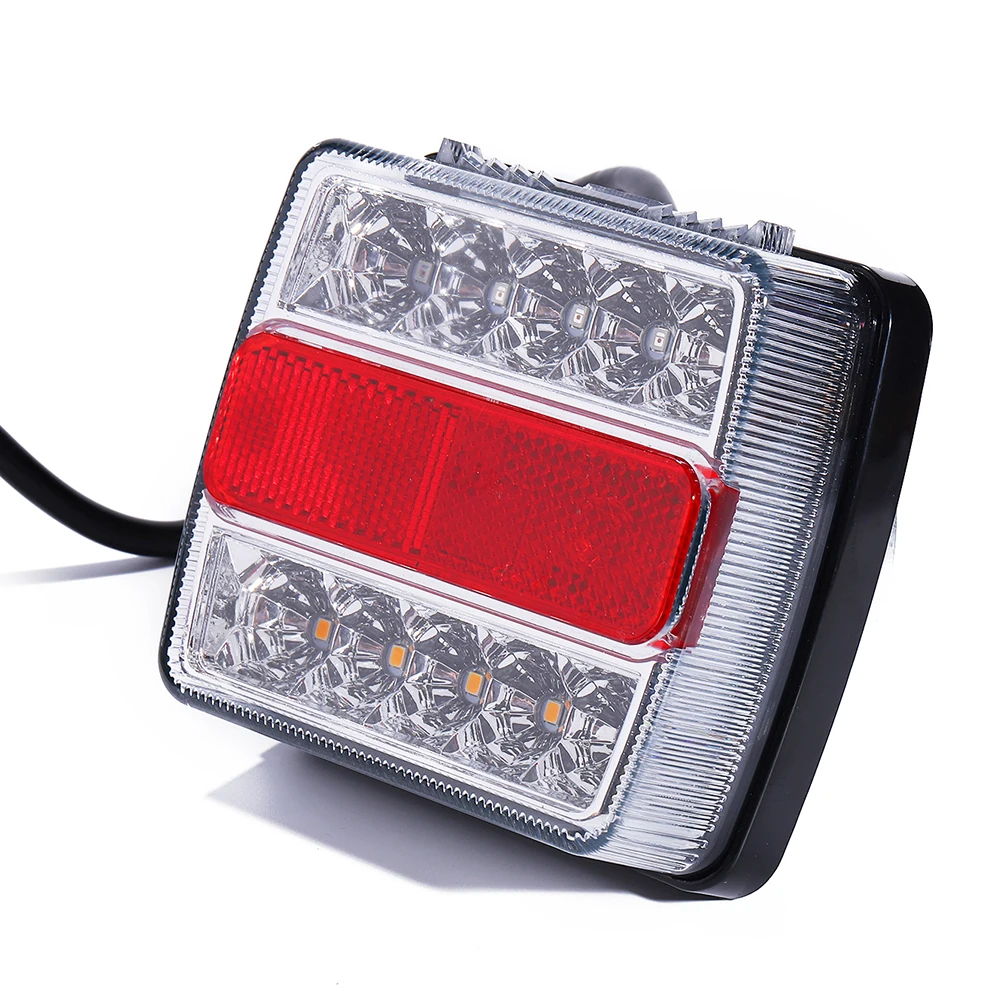 2 шт. 16 светодиодный задний фонарь автомобиля Водонепроницаемый двойной Цвет 12V с