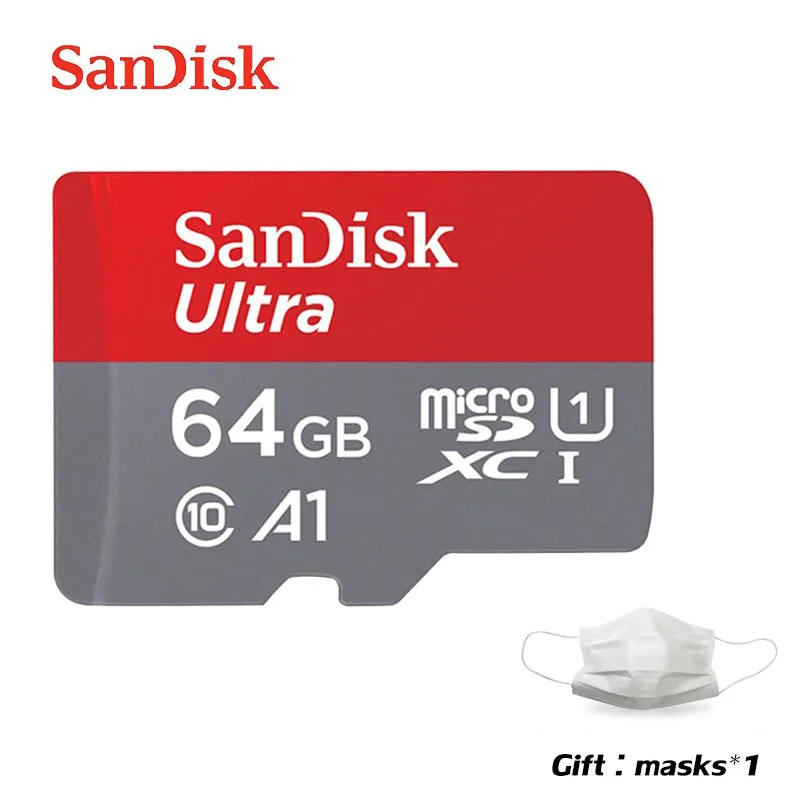 Оригинальная карта памяти SanDisk ultra micro sd флеш-карта 256 ГБ 128 64 32 16 microsd tf карты
