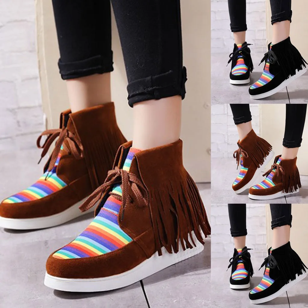 Модные замшевые кожаные ботинки женская зимняя обувь Теплые ботильоны женские