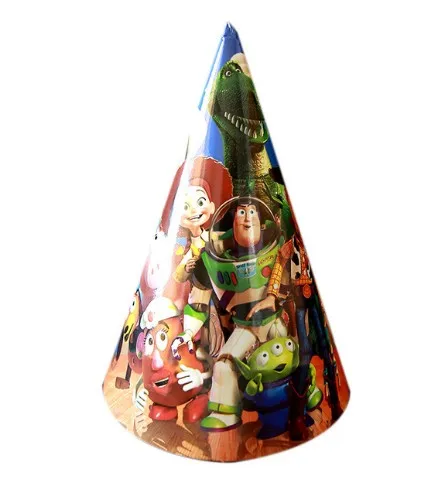 hat 6pcs 101 шт История игрушек мультфильма одноразовые бумажные салфетки баннер скатерть стакан с соломинкой тарелки детский душ День рождения украшения - Цвет: hat 6pcs