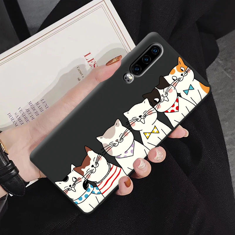 Силиконовый чехол для Huawei P30 Lite милый с мультяшным рисунком том и Jerry P30Lite P 30 Pro P40 |