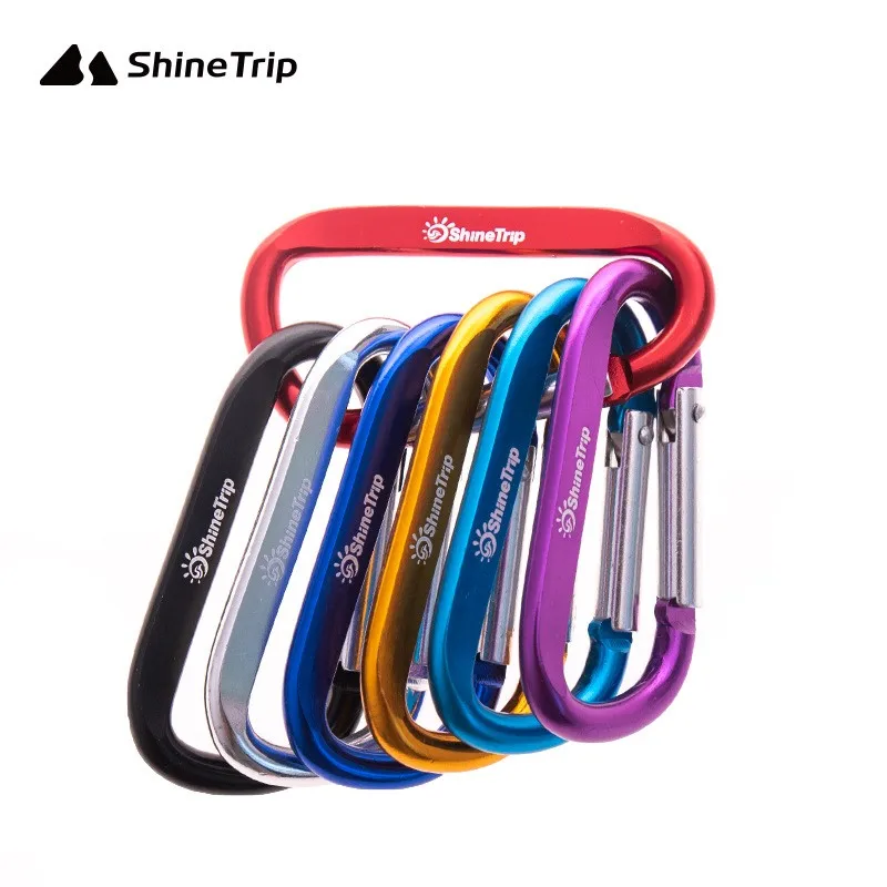 

1pcs Quick Hang D Carabiner Clip Snap Hook Keyring Camping Karabiner EDC-Clasp Outdoor Camping Multi Tool Fishing Acessories