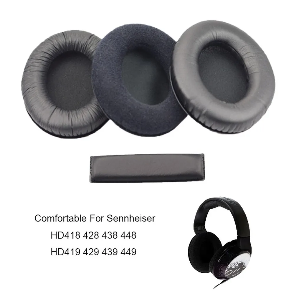 Сменные амбушюры для наушников Sennheiser HD418 HD428 HD438 HD448 HD 419 429 439 449|Аксессуары