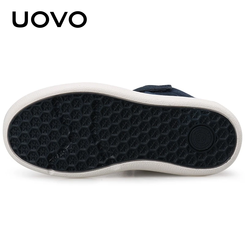 UOVO/Новое поступление года; детские зимние сапоги; модные зимние детские теплые сапоги; обувь для мальчиков и девочек с плюшевой подкладкой;#31-38