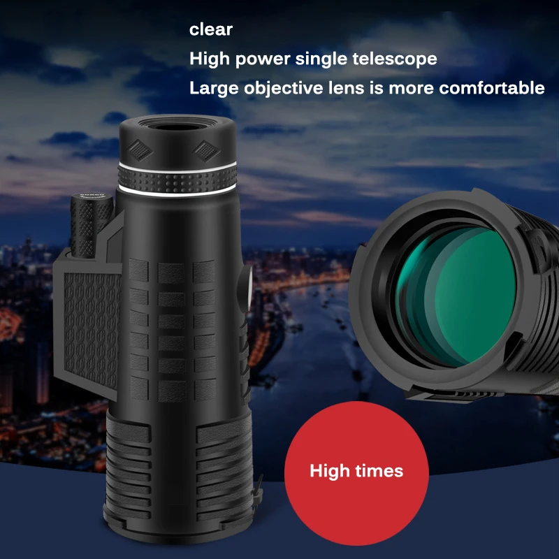 

Newest Powerful Monocular Long Range 1300m Telescope For Smartphone 40X50 Suitable For Phones Tripod Outdoor Tools Tripod
