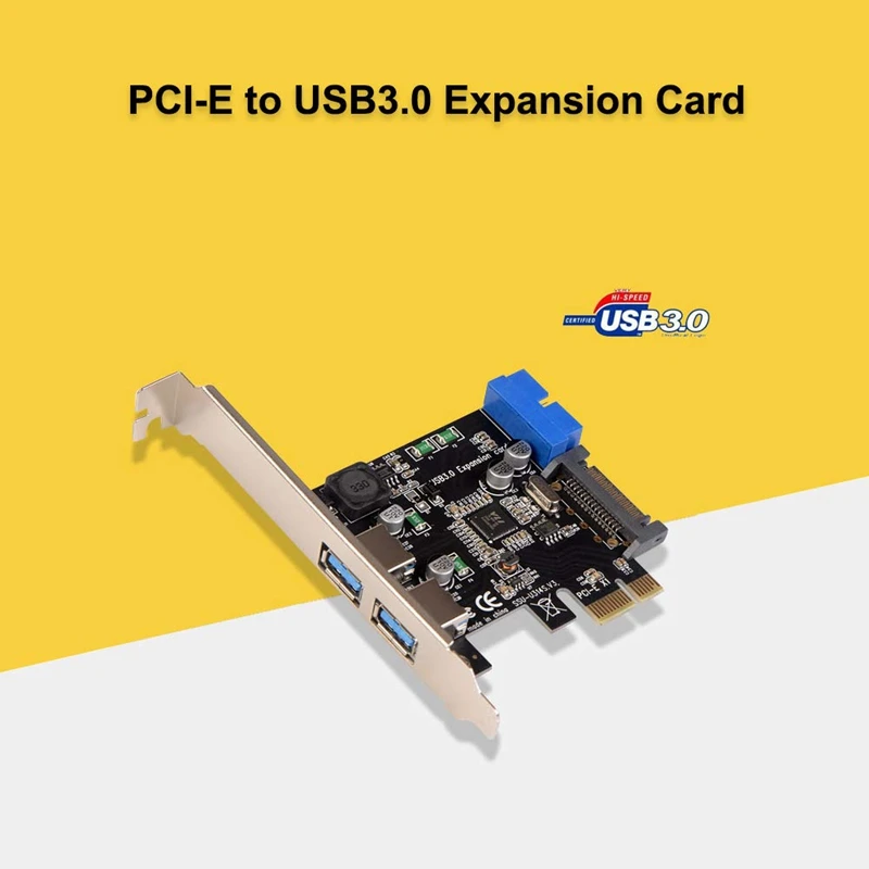 Pci-E к Usb3.0 плата расширения Pci Express адаптер конвертер карты передний интерфейс