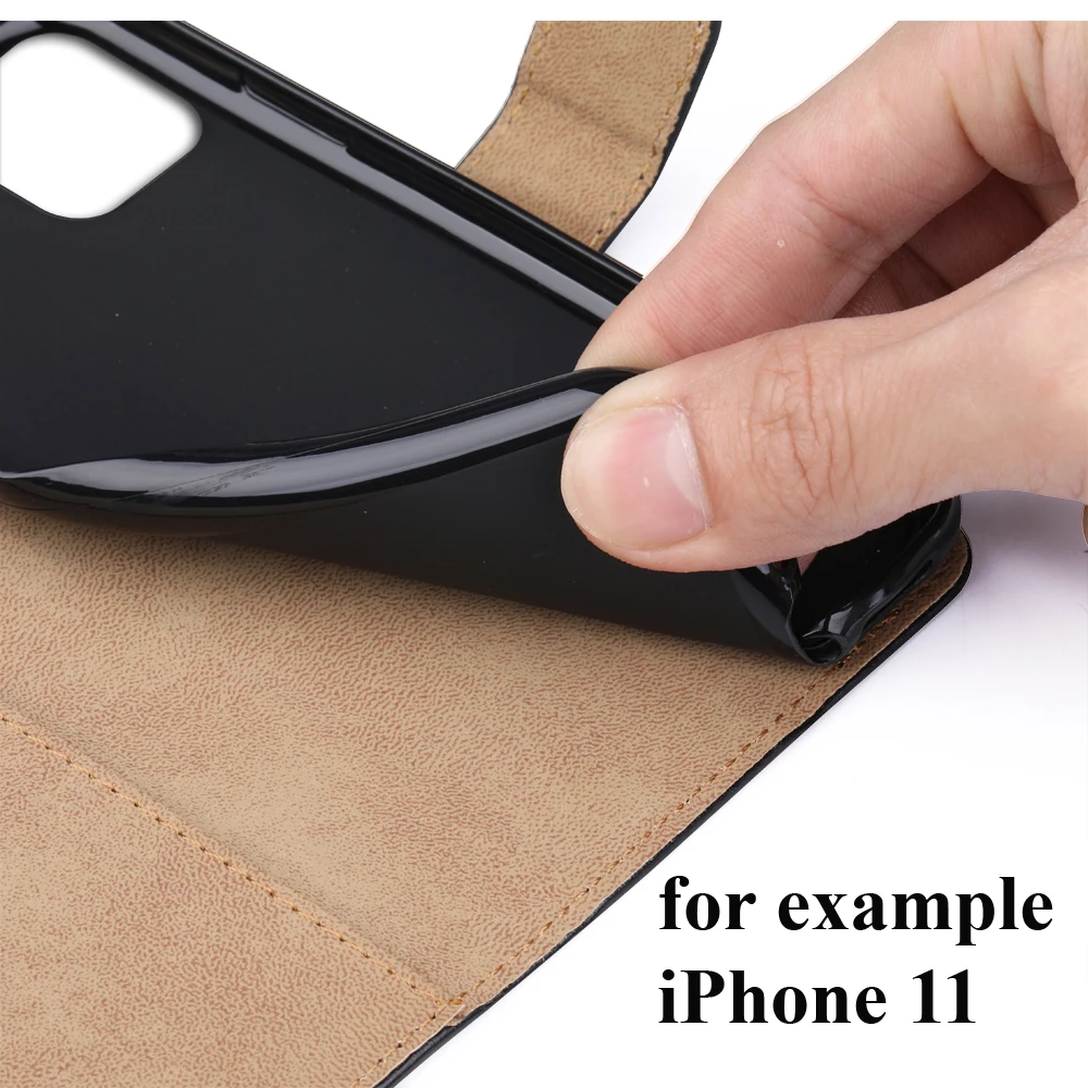 

Luxury Leather Case for On Realme C21 Wallet Stand Flip Case Phone Bag with Strap