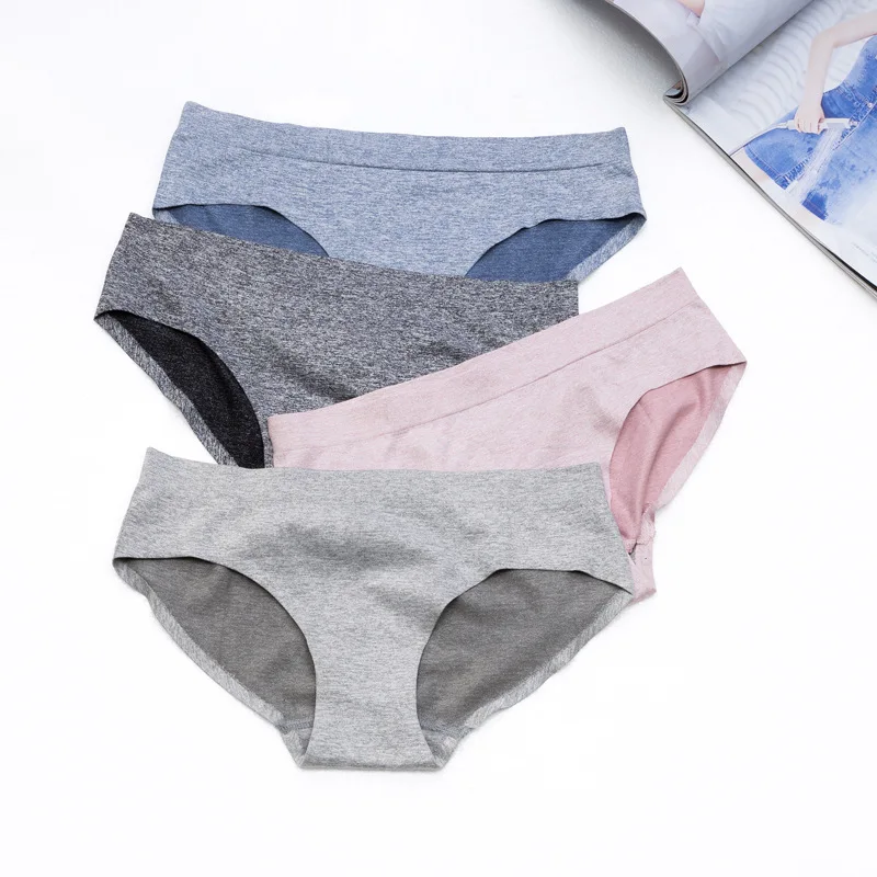 

Новые Сексуальные женские трусики Wavavio 2019, бесшовное хлопковое шелковое нижнее белье, женские плотно прилегающие эластичные дышащие женски...