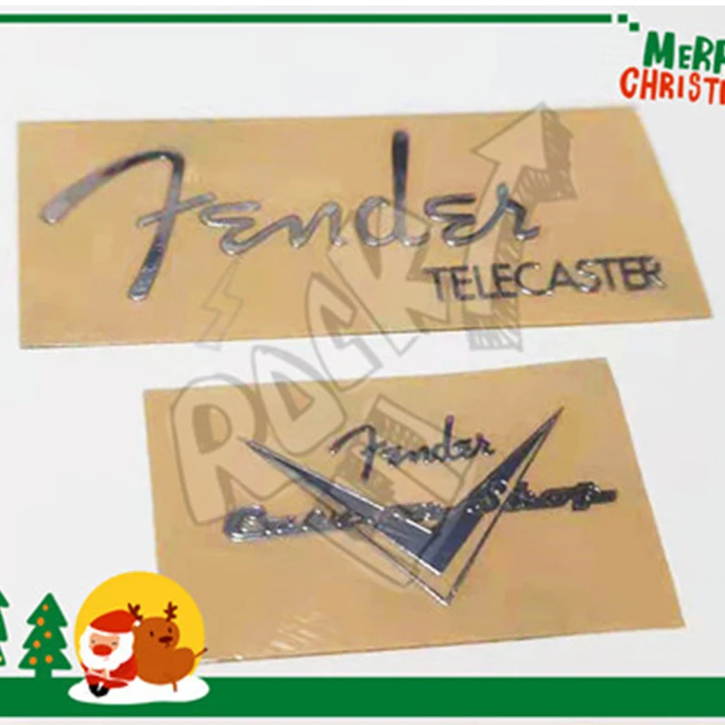 

Fender guitar head LOGO sticker metal label
