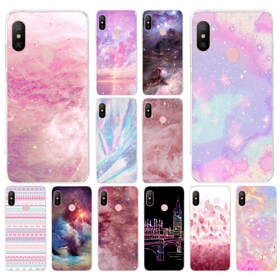 Мягкий силиконовый чехол из ТПУ для xiaomi redmi 7 7a note 4A 4X 6 Pro 6A 277FG Rainbow Galaxy Starry sky Space |