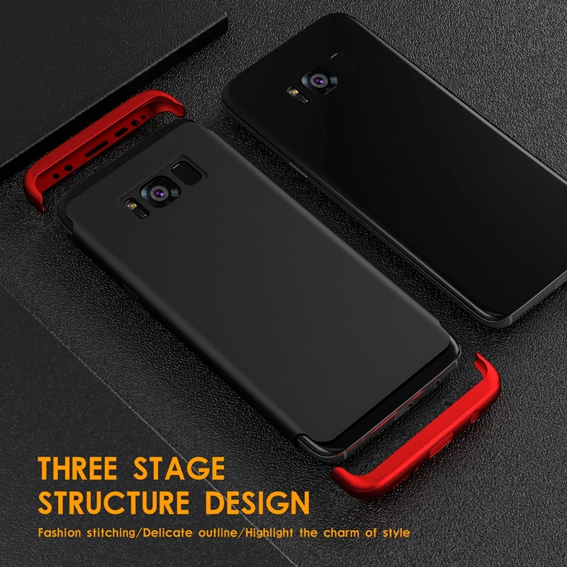 Чехол для Samsung Galaxy Note9 для Samsung Galaxy S10 Plus Note 8 S7 Edge S20 S21 Ultra 360 Hard PC Cover S9 S8 20 on.