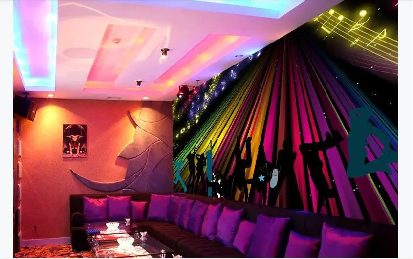 Настенные 3D-обои с абстрактным изображением рок и джаза настенные