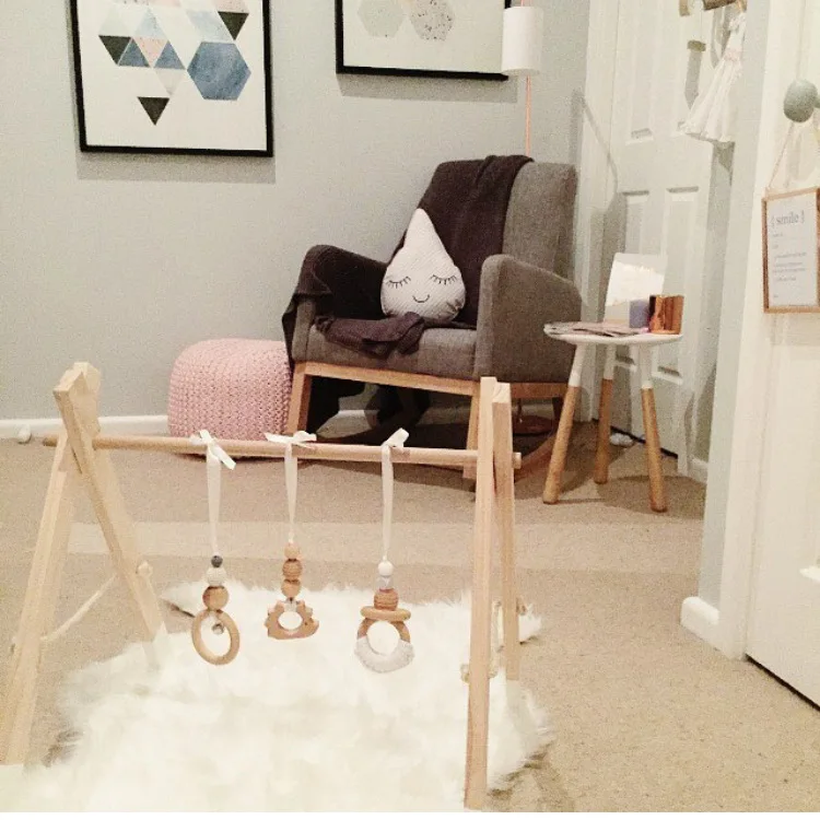 Скандинавский новорожденный детский спортивный деревянный игровой для