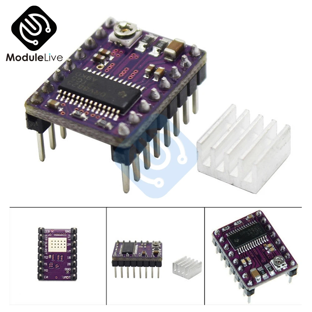 Модуль Stepstick Drv8825 для 3D принтера драйвер шагового двигателя Reprap 4 PCB плата румбы
