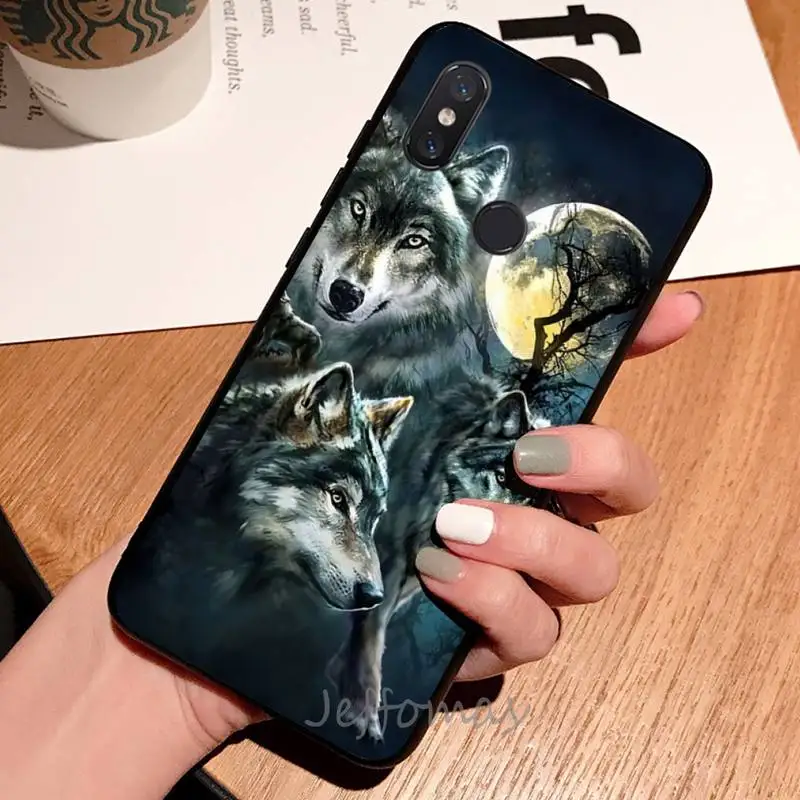 

Wolf animal ferocious cunning Phone Case For Xiaomi Redmi note 7 8 9 t max3 s 10 pro lite coque shell cover funda