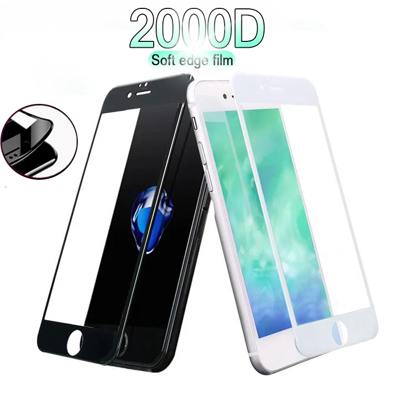 9D изогнутое мягкое Защитное стекло для iphone X XR 11 Pro Max 6 6s 7 8 Plus закаленное XS защита