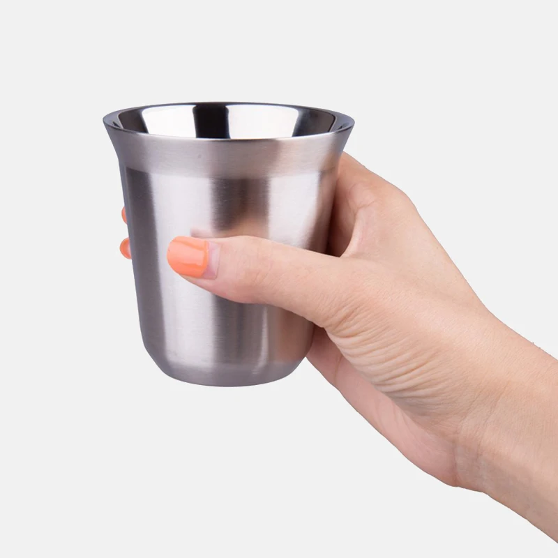 Капсульная Термокружка Nespresso двухслойная чашка из нержавеющей стали 304 для