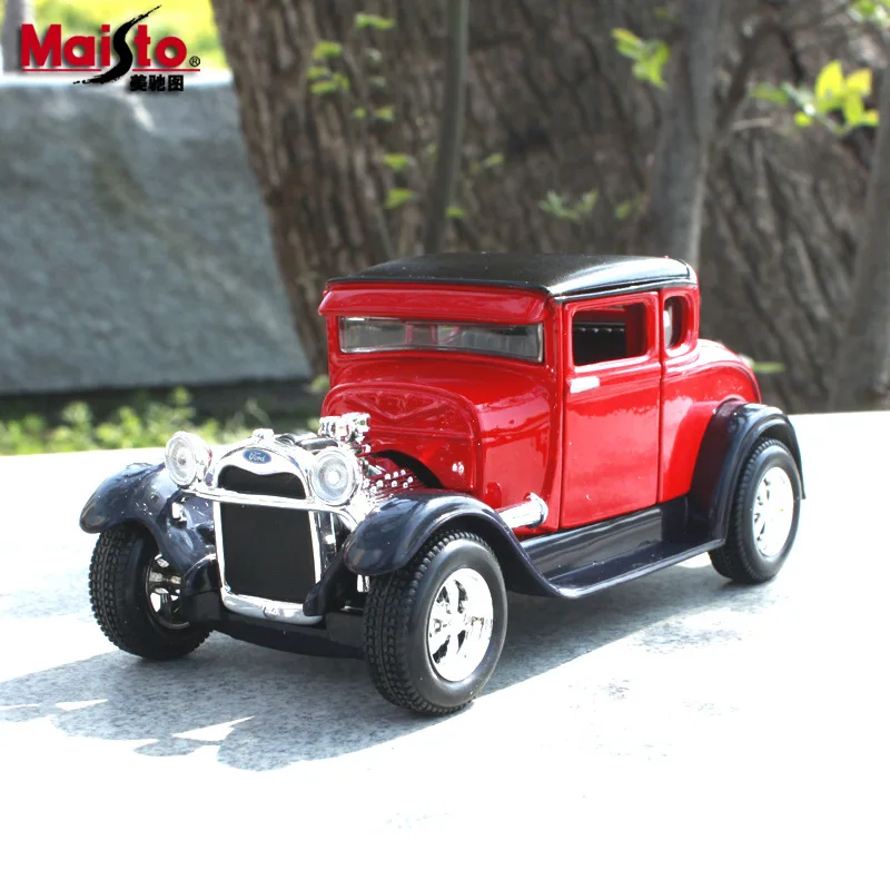 1929 Maisto 1:24 2010 Ford Mustang Roadster имитация сплава Модель автомобиля Моделирование Украшение автомобиля коллекция Подарочная игрушка - Цвет: 1929