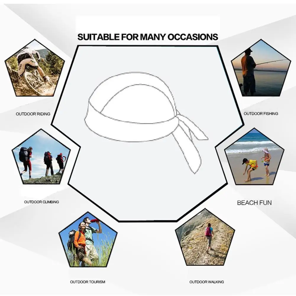 Быстросохнущая велосипедная шапка головной шарф летняя мужская бандана для бега